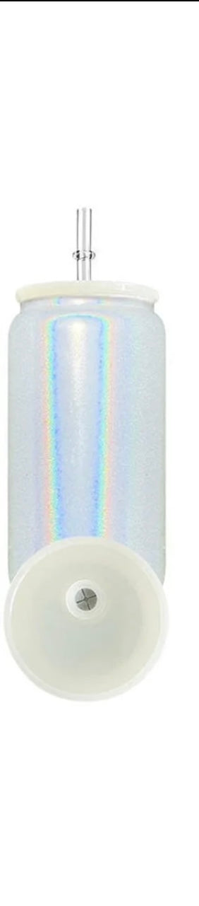 Pearl shimmer holographic cup